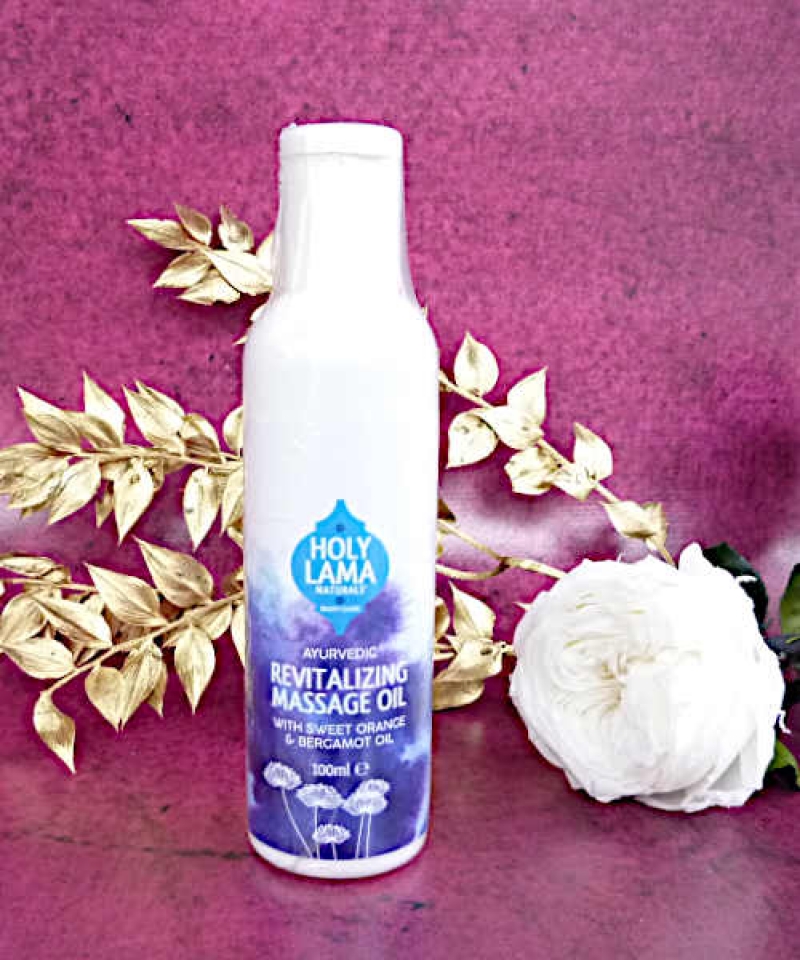 Holy Lama AyurveHoly Lama Ayurvedisches Massageöl Revitalizing Orangen & Bergamotte100ml